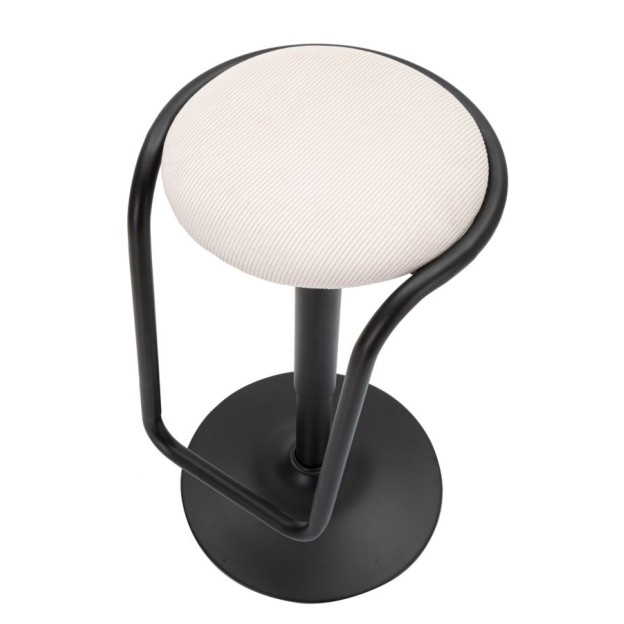 SCAUN DE BAR CU LIFT DESTINY ALB CM Ø 41X61-83 