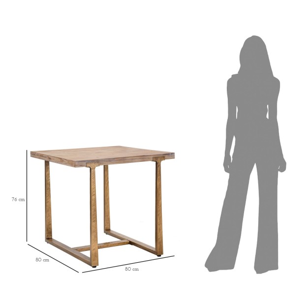 MASĂ ANKARA CM 80X80X76