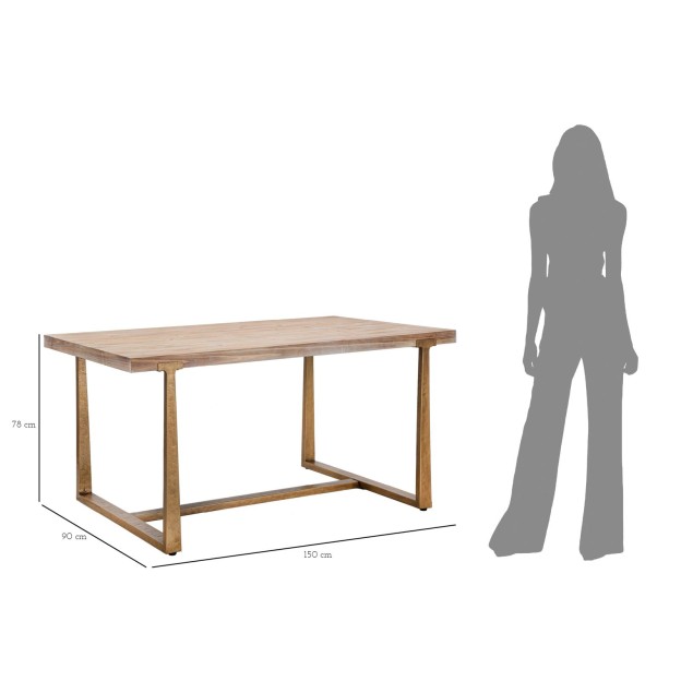 MASĂ ANKARA CM 150X90X78