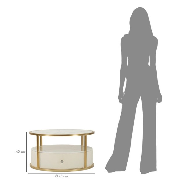 MASA BAFETA SHARON CM Ø 75X40 