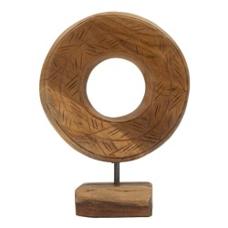 SCULPTURA DIN LEMN DE TEC 20X10X20 | HomeVibes