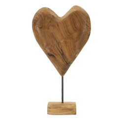 SCULPTURA  DIN LEMN DE TEC 25X12X45 | HomeVibes