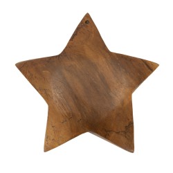 SCULPTURA  DIN LEMN DE TEC BINTANG 19X5 | HomeVibes