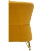 CANAPEA EMY MUSTARD CU PERNE CM 162X83X76