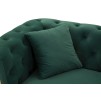 CANAPEA EMY VERDE CU PERNE 162X83X76