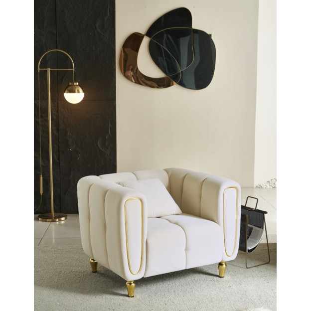 FOTOLIU ALMA CREMA CUSCINO 97X81X71