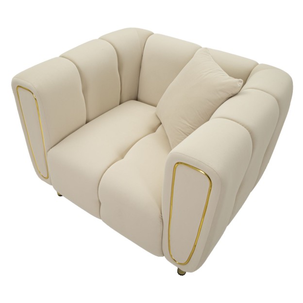 FOTOLIU ALMA CREMA CUSCINO 97X81X71