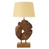 LAMPA LEMN DE TEC DA TAVOLO KEPALA 35X69