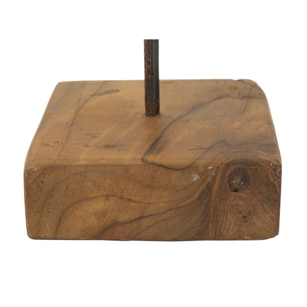 SCULPTURA STEA DIN LEMN DE TEC CM 28X1242