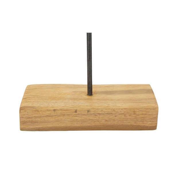 SCULPTURA  DIN LEMN DE TEC 35X10X58 