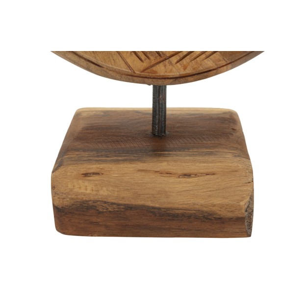 SCULPTURA DIN LEMN DE TEC 20X10X20 