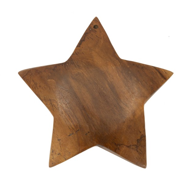 SCULPTURA  DIN LEMN DE TEC BINTANG 19X5