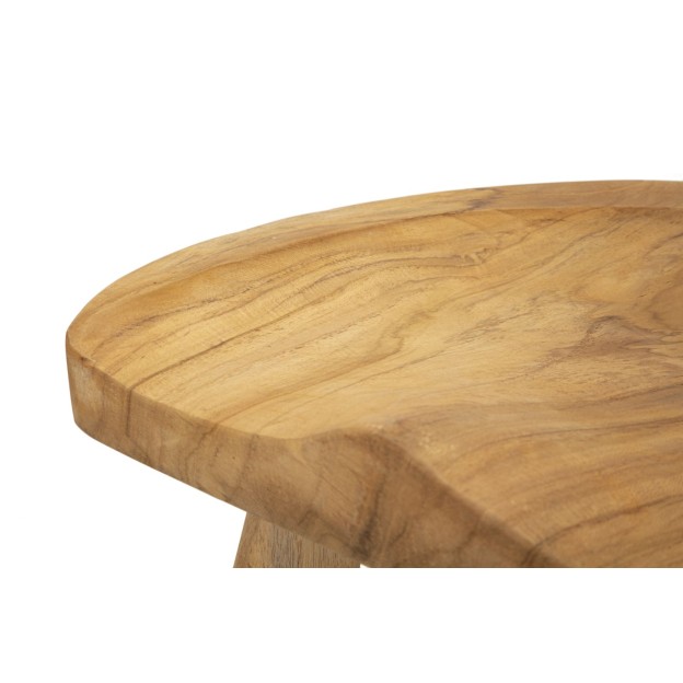 TABURET DIN LEMN DE TEC 40X32X42