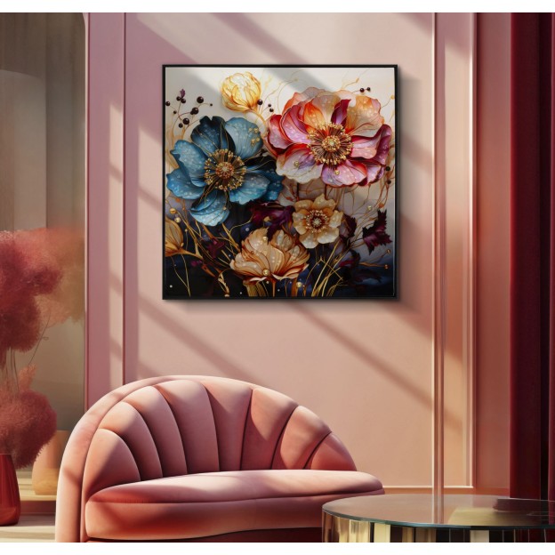 GLOBI DE PERETE LACURAT CU CADRU NARCY -A- 82X4X82