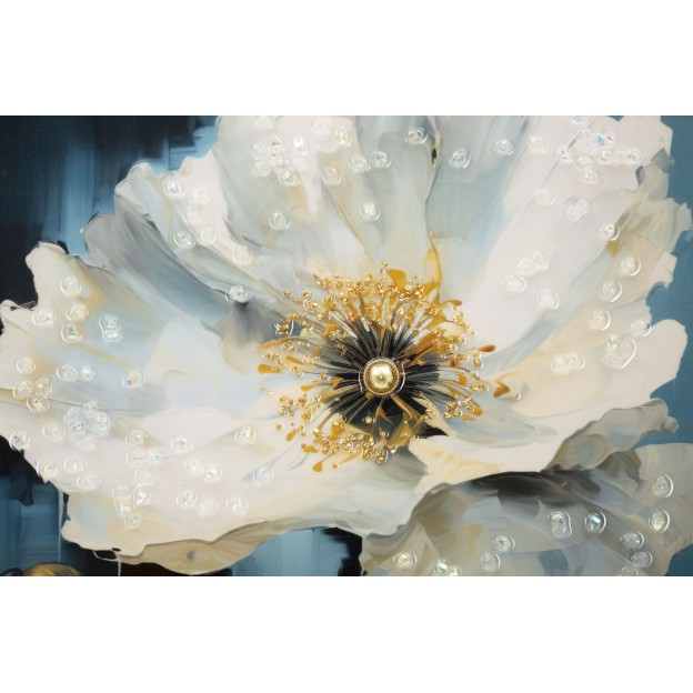 TABLOU DE PERETE ALBASTRU CM 42X3,5X62 