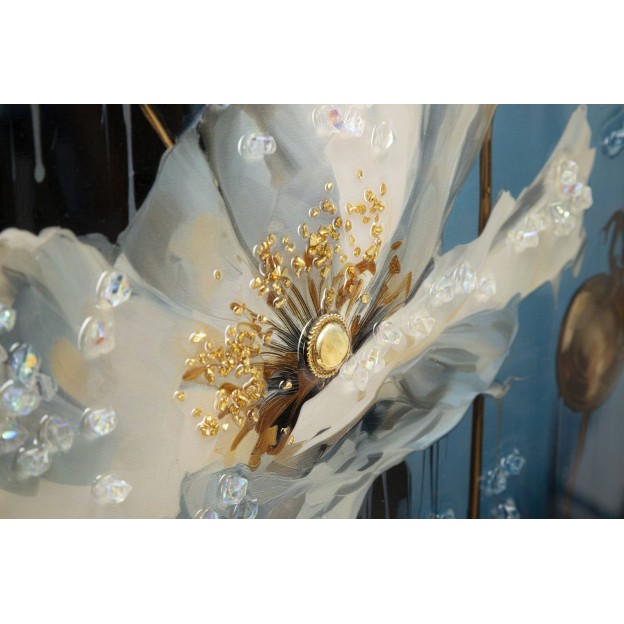 TABLOU DE PERETE ALBASTRU CM 42X3,5X62 