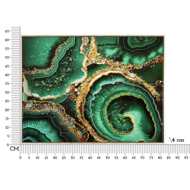 TABLOU DE PERETE SMERALDY -A- CM 82X4X62