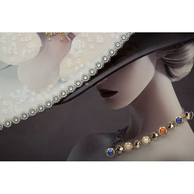 GÂLOI DE PERETE CU RAMĂ PĂLĂRIE WIEN -B- CM 62X4X92 