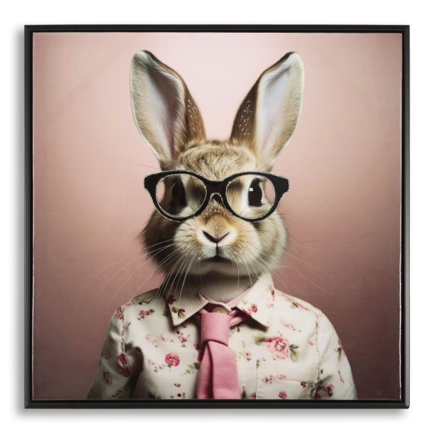 TABLOU DE PERETE CU CADRU IEPURAŞ 62,5X2,8X62,5 