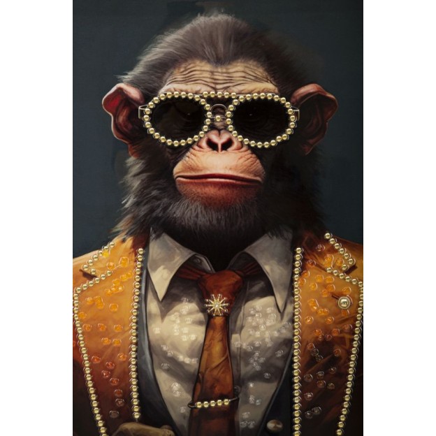 TABLOU DE PERETE CU CADRU MONKY CM 52,5X2,8X72,5