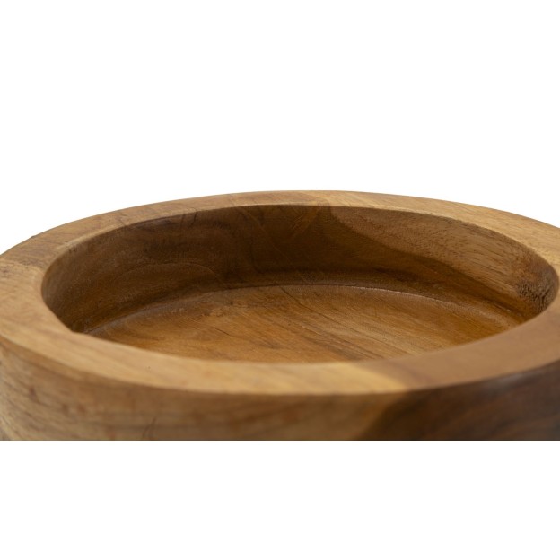 TAVĂ DIN LEMN DE TEC ERUSI SIMPLE 15X9,5