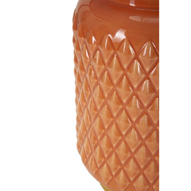 LAMPĂ DE MASA PĂTRAT PORTOCALIU CM Ø 28X44 