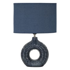 LAMPĂ DE MASA SETA ALBASTRĂ CM 28,5X15X43