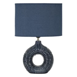 LAMPĂ DE MASA SETA ALBASTRĂ CM 28,5X15X43