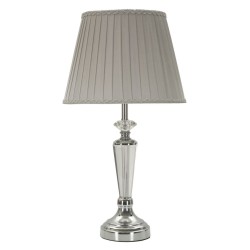 LAMPĂ DE MASA ARGENTIU CM Ø 30X56