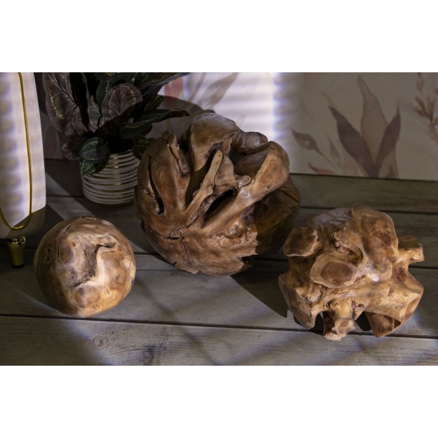 DECORATIUNE BILA DIN LEMN DE TEC 50 