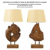 LAMPA LEMN DE TEC DA TAVOLO KEPALA 35X69