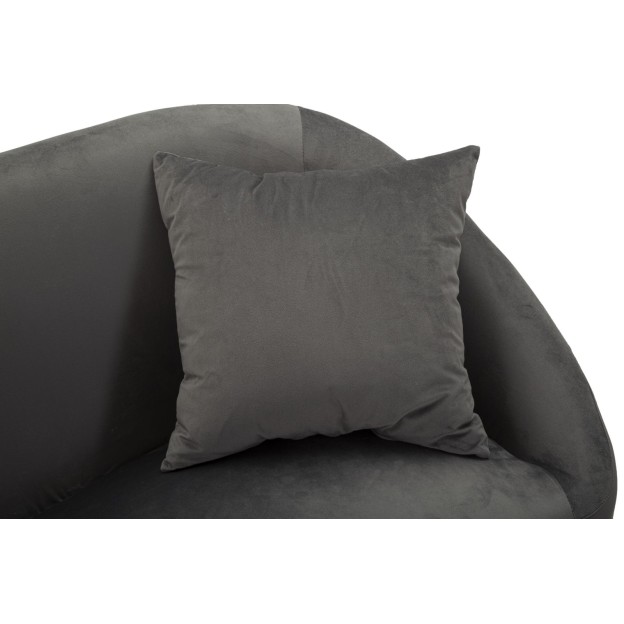 CANAPEA ARGENTIU CU PERNE CM 137X69X79