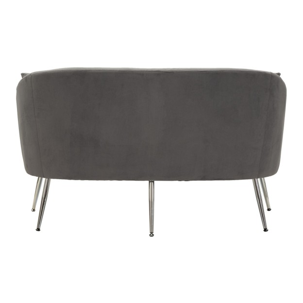 CANAPEA ARGENTIU CU PERNE CM 137X69X79