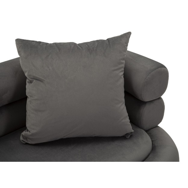 CANAPEA SILVERY PLUS CU PERNE CM 133X68X69