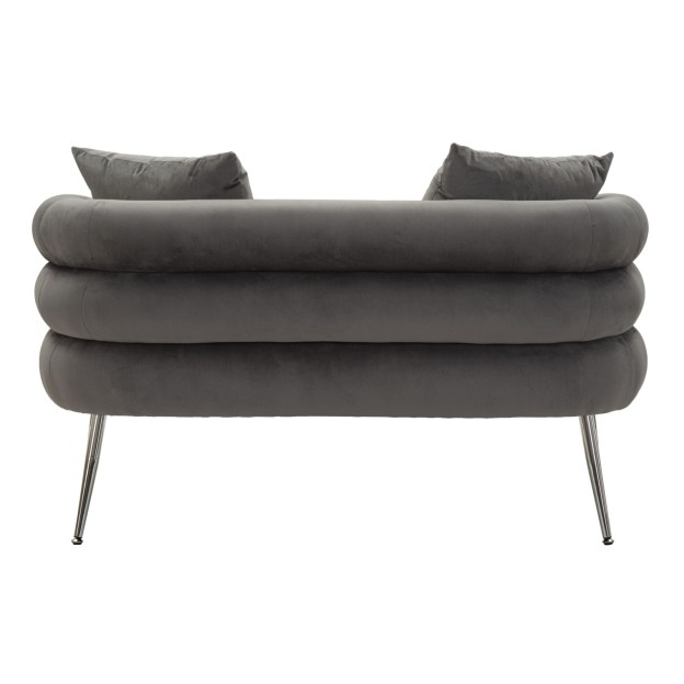 CANAPEA SILVERY PLUS CU PERNE CM 133X68X69