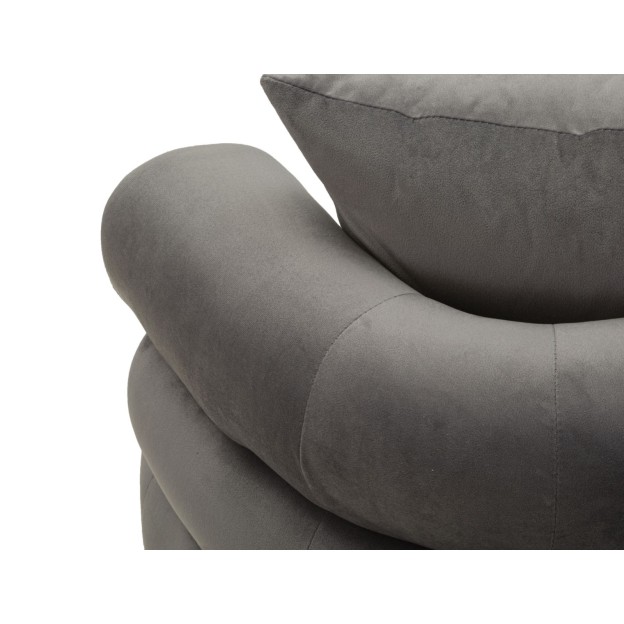 CANAPEA SILVERY PLUS CU PERNE CM 133X68X69