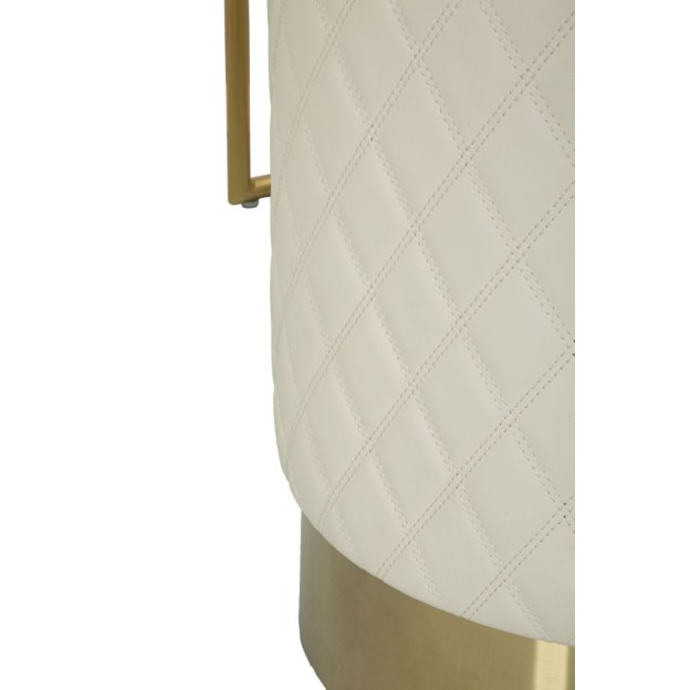 BIROU CU TABURET SHARON ALB 120X40X75 (DIMENSIUNE TABURET Ø36X39) 