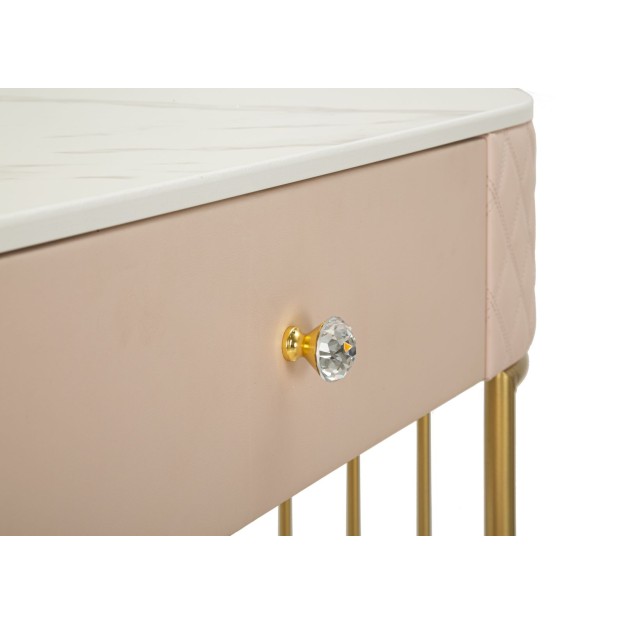 BIROU CU TABURET SHARON 120X40X75 (DIMENSIUNE TABURET Ø36X39) 