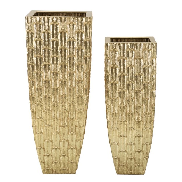 VAZE GLISS SET 2 BUC 40X40X99-32X32X84 