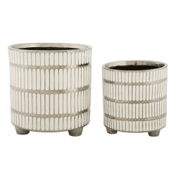 SUPORT GHIVECI RAY SET 2 BUC CM Ø 22,5X24-18x19 | HomeVibes
