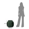 TABURET SOFTY VERDE CM 45X45X45 