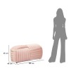 BANCĂ SOFTY PINK CM 90X45X45