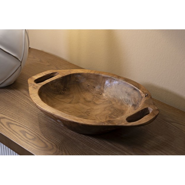 TAVĂ  DIN LEMN DE TEC WAN 37X26,5X7 