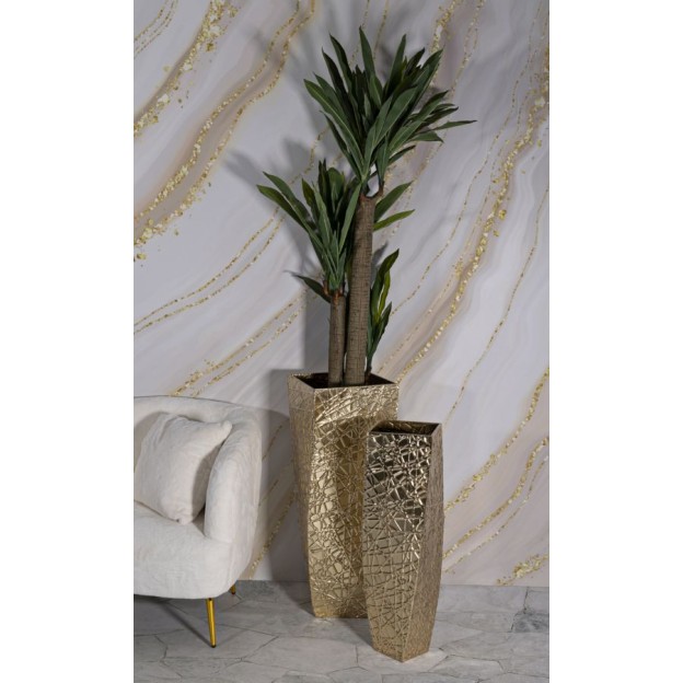 VAZE SQUER SET 2 BUC 34X34X90-25X25X78 