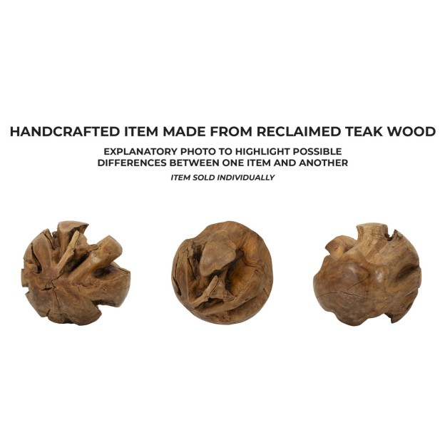 DECORATIUNE BILA DIN LEMN DE TEC 50 