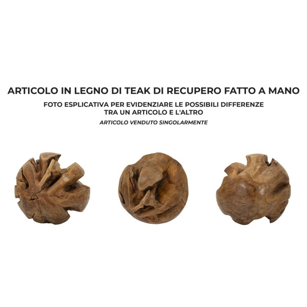 DECORATIUNE BILA DIN LEMN DE TEC 50 