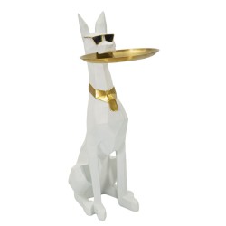 FIGURINA CÂINE CU TAVĂ CM 27X51X74 | HomeVibes