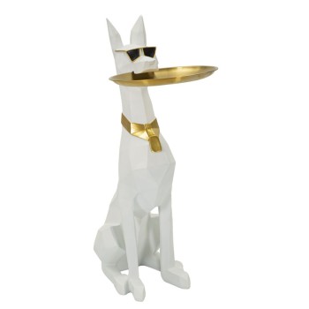FIGURINA CÂINE CU TAVĂ CM 27X51X74