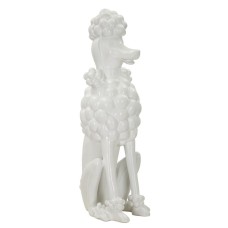 FIGURINA CAINE ALB CM 20X26X61