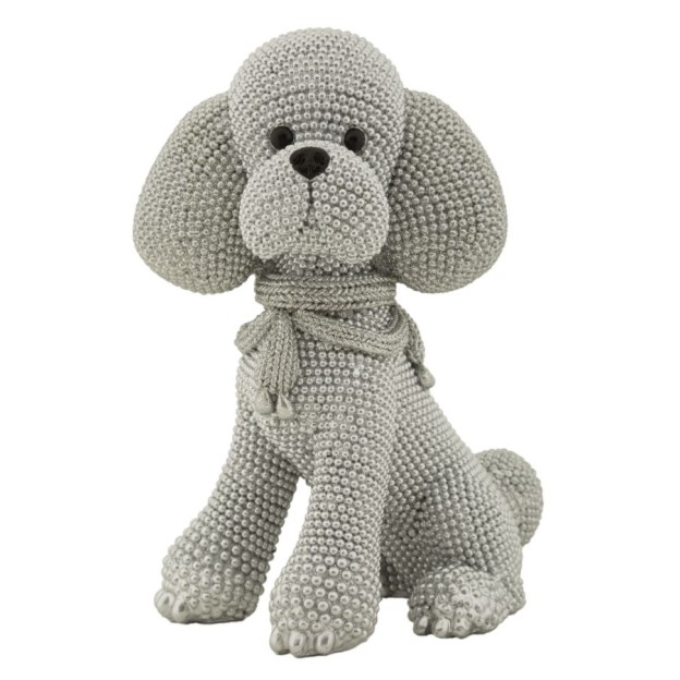 FIGURINA CAINE POODLE SPARKY CM 14,5X10X19